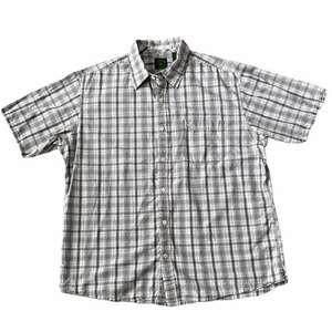 Timberland Plaid‎ Short Sleeve Button Down Shirt M